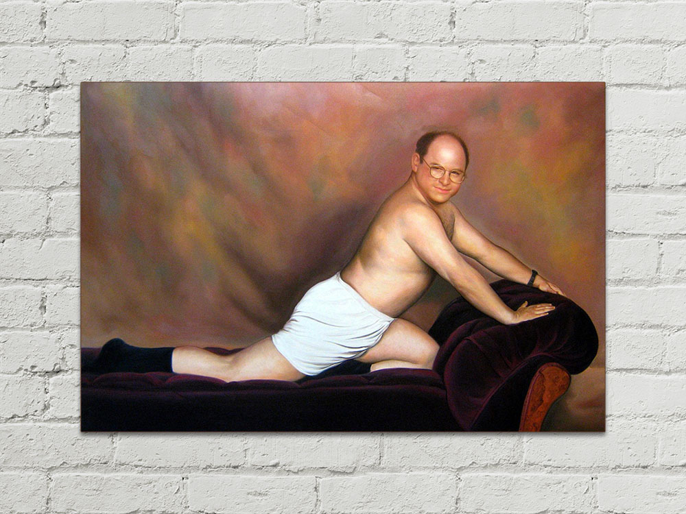 George Costanza In The Timeless Art Of Seduction Framed Canvas Print Cost.....